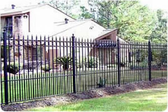 Galvanized Steel Picket Fences